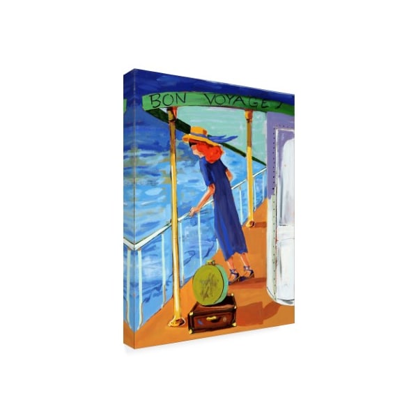 Patricia A. Reed 'Bon Voyage Woman' Canvas Art,24x32